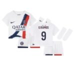 PSG Gonçalo Ramos 9 Auswärtstrikot Kinder Mini Kit 2024-2025