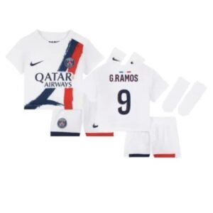 PSG Gonçalo Ramos 9 Auswärtstrikot Kinder Mini Kit 2024-2025