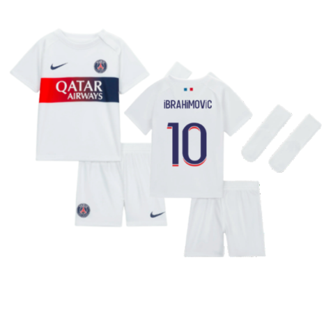 PSG Zlatan Ibrahimovic 10 Auswärtstrikot Kinder Mini Kit 2023-2024