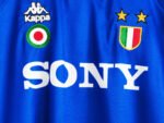 Juventus Away Retro Trikot 1995-1996 - Blau