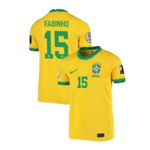 Brasilien Fabinho 15 Home Trikot 2020-2021