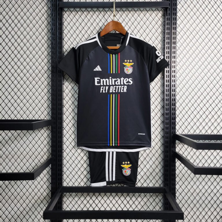 Benfica Auswärtstrikot Kinder Minikit 2023-2024