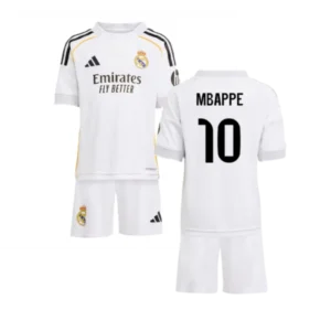Real Madrid Kylian Mbappé 10 Heimtrikot Kinder 2025-2026
