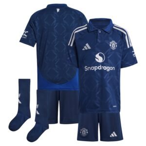 Manchester United Auswärtstrikot Kinder Mini Kit 2024-2025