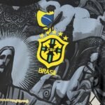 Brasilien X Stussy Jesus Christus Sondertrikot 2025-2026 - Schwarz