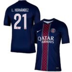 Paris Saint-Germain Lucas Hernández 21 Home Trikot 2025-2026
