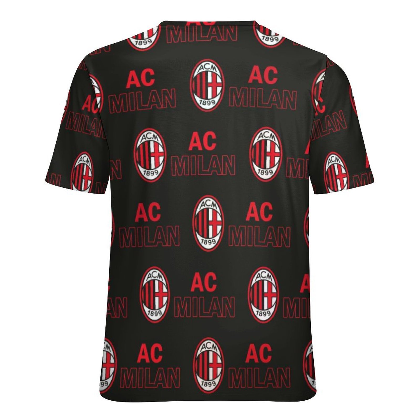 AC Mailand Unisex 3D Vollständig Druck Kurzarm T-Shirts Beiläufige Tee Tops AC Mailand Unisex 3D Vollständig Druck Kurzarm T-Shirts Beiläufige Tee Tops