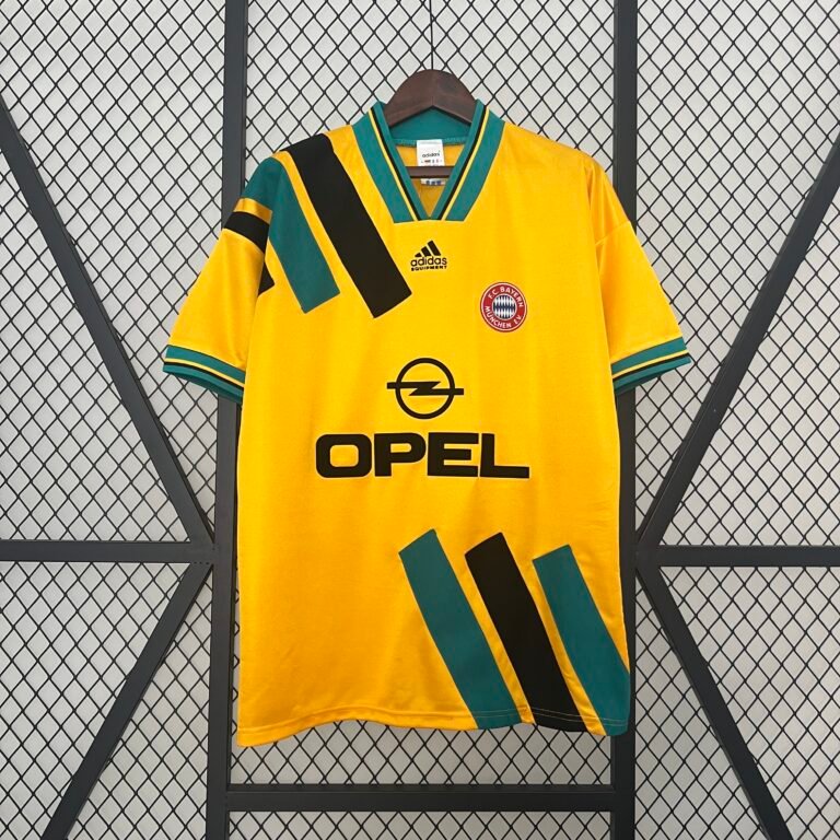 FC Bayern München Away Retro Trikot 1993-1995 - Gelb