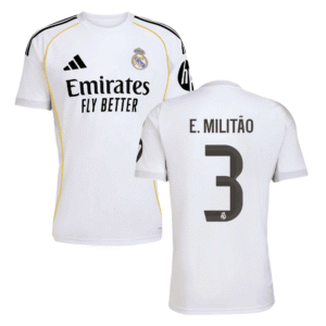 Real Madrid Éder Militão 3 Home Trikot 2025-2026