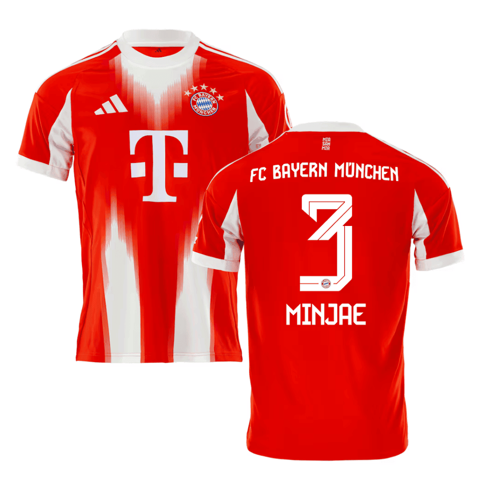 FC Bayern München Kim Min-jae 3 Home Trikot 2025-2026 FC Bayern München Kim Min-jae 3 Home Trikot 2025-2026