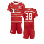 Bayern München Ryan Gravenberch 38 Heimtrikot Kinder Mini Kit 2022-2023