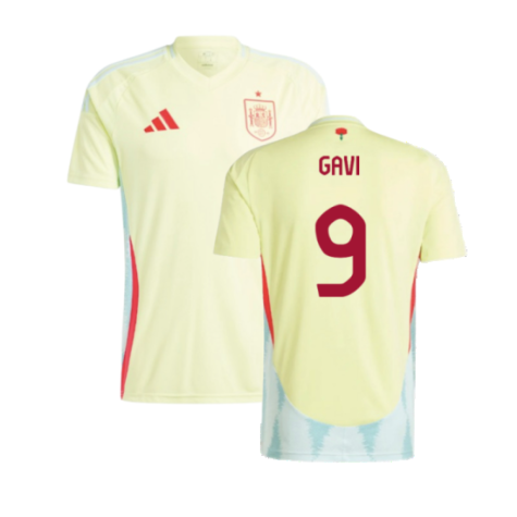 Spanien Gavi 9 Away Trikot EM 2024