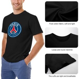 Paris Saint-Germain Core Stretch Slim Cneck Gildan Tee T-Shirt Herren