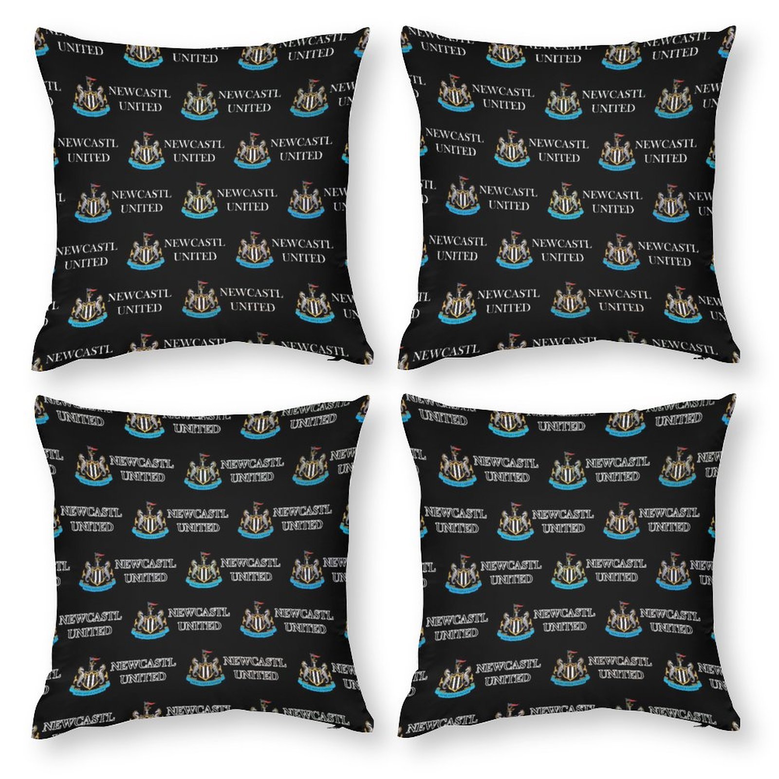 Newcastle United Dekorative 4er Set Kissenbezüge Kissenhülle Sofakissen Bezug Newcastle United Dekorative 4er Set Kissenbezüge Kissenhülle Sofakissen Bezug