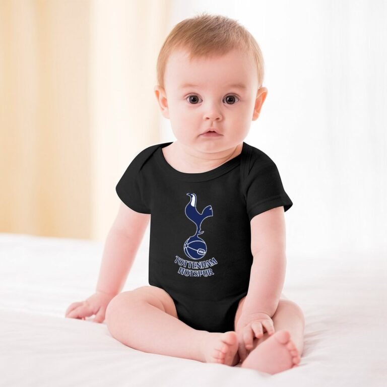Tottenham Hotspur Baby Bodysuit Strampler Schlafanzug Mit Kurzen Ärmeln