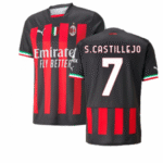 AC Mailand Samu Castillejo 7 Home Trikot 2022-2023