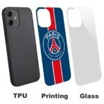 Paris Saint-Germain Stoßfest Glaskasten Handyhüllen & Cover Für IPhone 12