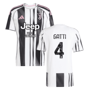 Juventus Federico Gatti 4 Home Trikot 2025-2026