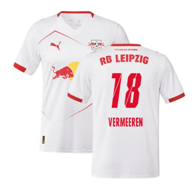 RB Leipzig Arthur Vermeeren 18 Home Trikot 2025-2026