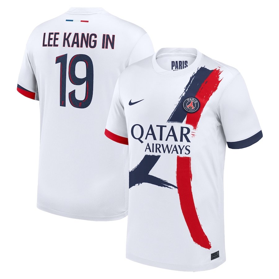 Paris Saint-Germain Lee Kang In 19 Away Trikot 2024-2025 Paris Saint-Germain Lee Kang In 19 Away Trikot 2024-2025