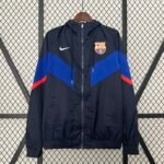 FC Barcelona Winterjacke 2024-2025 - Schwarz Blau