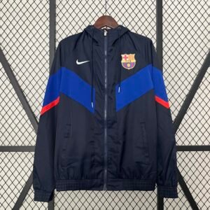 FC Barcelona Winterjacke 2024-2025 - Schwarz Blau