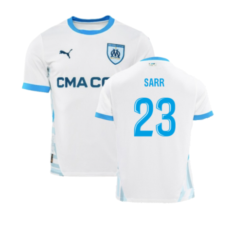 Olympique Marseille Ismaila Sarr 23 Home Trikot 2024-2025