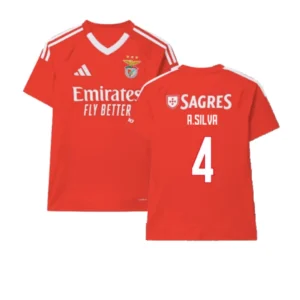SL Benfica António Silva 4 Home Trikot 2024-2025