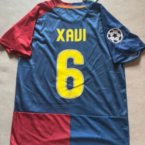 FC Barcelona Xavi Hernandez 6 Home Retro Trikot 2008-2009