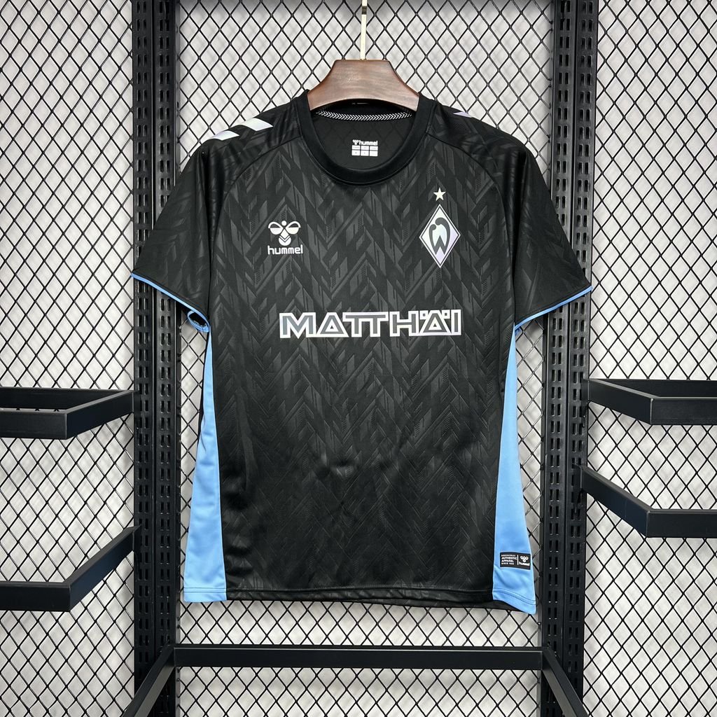 Werder Bremen Away Trikot 2024-2025 - Schwarz Werder Bremen Away Trikot 2024-2025 - Schwarz