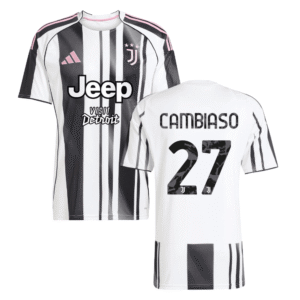 Juventus Andrea Cambiaso 27 Home Trikot 2025-2026
