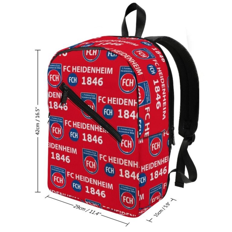 FC Heidenheim Unisex Backpack Rucksack Outdoor Wanderrucksack