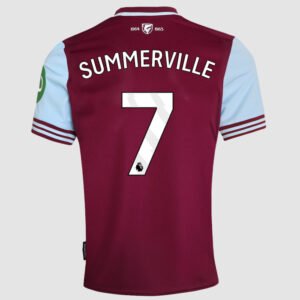 West Ham United Crysencio Summerville 7 Home Trikot 2024-2025