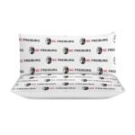SC Freiburg Bettwäscheset 3 Stück Kinder Erwachsene Steppdeckenbezug Steppdeckenbezug Multi Size Laken Set