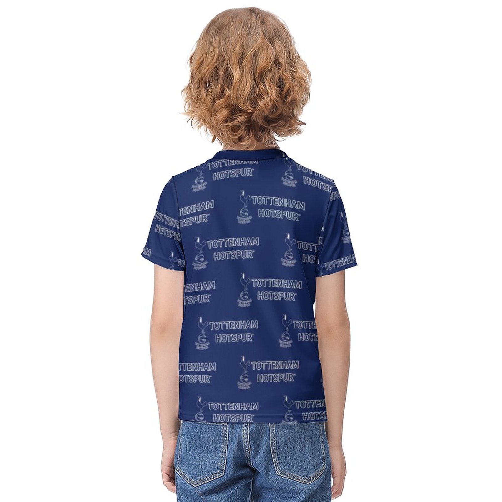 Tottenham Hotspur Jungen Mädchen Kurzarm 3D-Druck T-Shirt Rundhals-Sommerhemd Tops Tottenham Hotspur Jungen Mädchen Kurzarm 3D-Druck T-Shirt Rundhals-Sommerhemd Tops