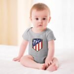 Atletico Madrid Baby Bodysuit Strampler Schlafanzug Mit Kurzen Ärmeln