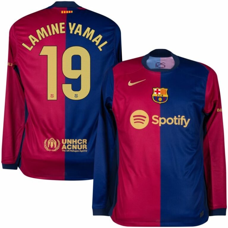 FC Barcelona Lamine Yamal 19 Langarm Home Trikot 2024-2025