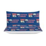 Olympique Lyonnais Bettwäscheset 3 Stück Kinder Erwachsene Steppdeckenbezug Steppdeckenbezug Multi Size Laken Set