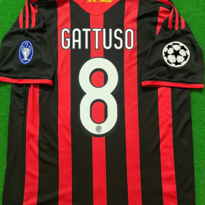 AC Mailand Gennaro Gattuso 8 Home Retro Trikot 2009-2010