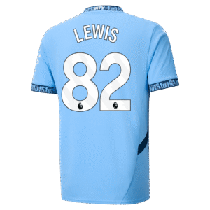 Manchester City Rico Lewis 82 Home Trikot 2024-2025