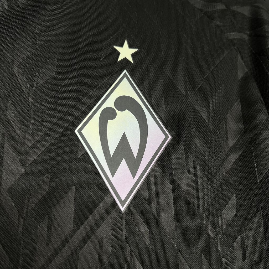 Werder Bremen Away Trikot 2024-2025 - Schwarz Werder Bremen Away Trikot 2024-2025 - Schwarz