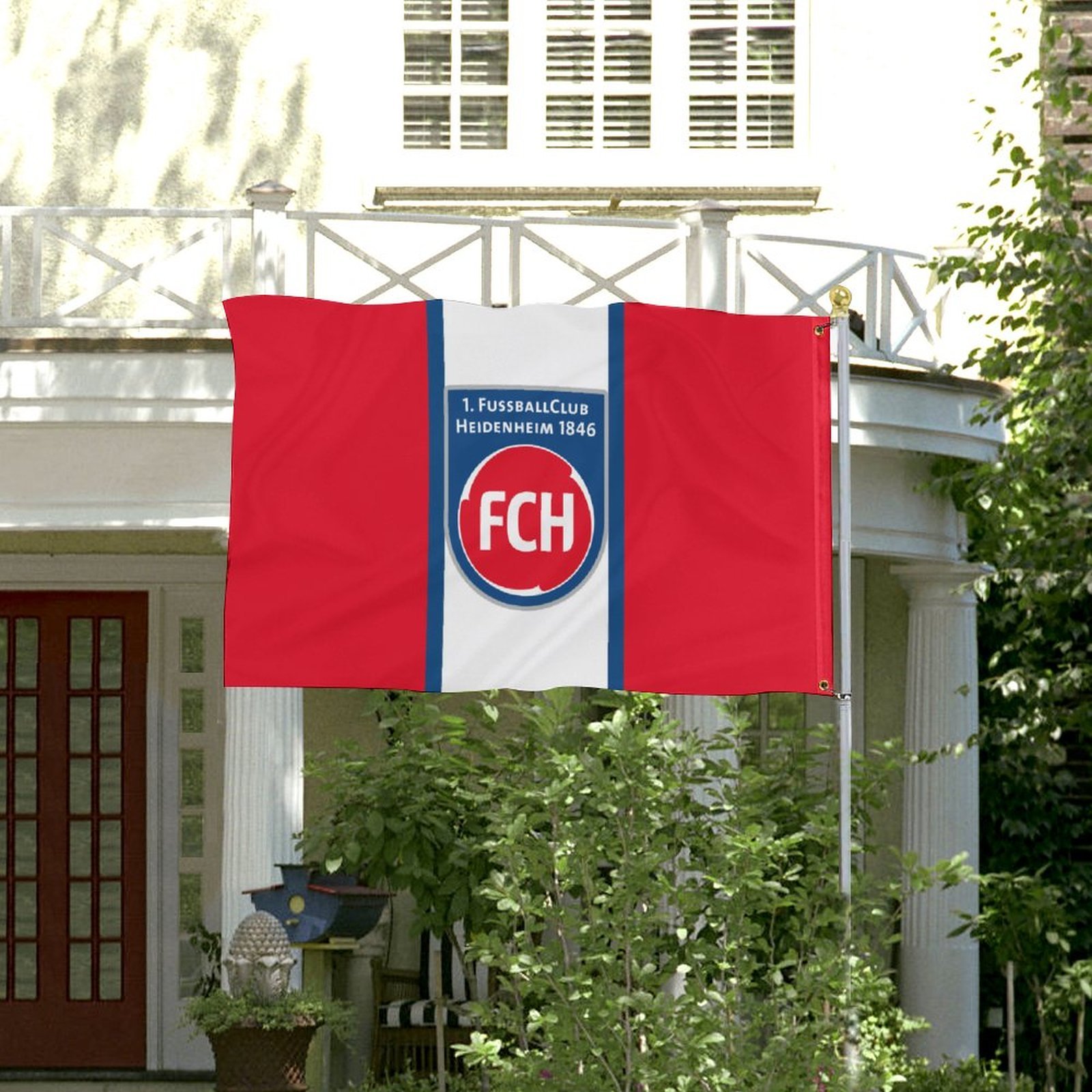 FC Heidenheim Fahne Flagge - Garten Flagge FC Heidenheim Fahne Flagge - Garten Flagge