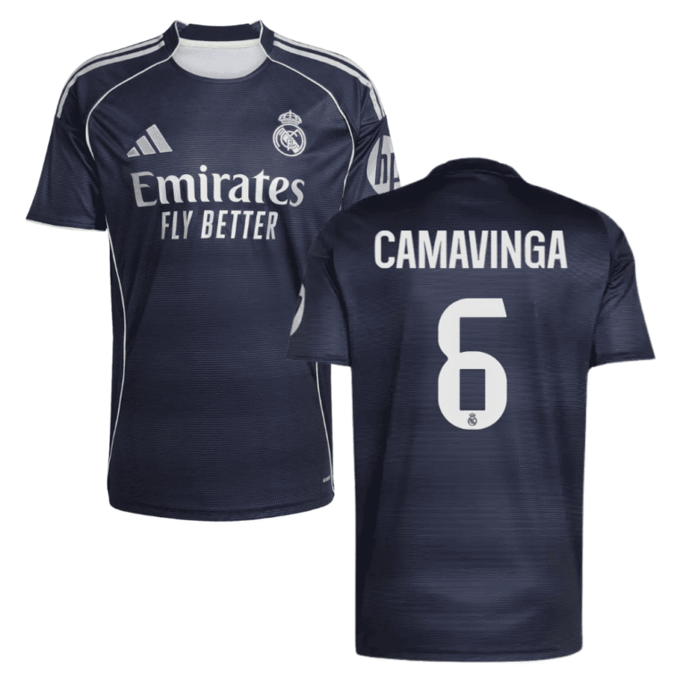 Real Madrid Eduardo Camavinga 6 Away Trikot 2025-2026