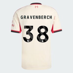 FC Liverpool Ryan Gravenberch 38 Away Trikot 2025-2026