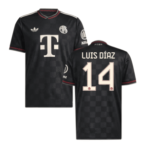 FC Bayern München Luis Diaz 14 Third Trikot 2025-2026