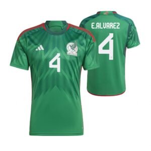 Mexico Edson Alvarez 4 Home Trikot WM 2022