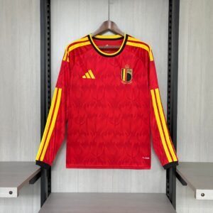 Belgien Langarm Home Trikot WM 2026