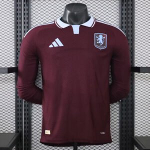 Aston Villa Home Langarm Trikot Spieler Edition 2026-2027