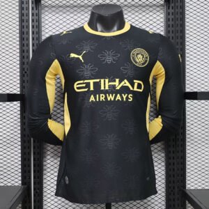 Manchester City Away Langarm Trikot Spieler Edition 2026-2027