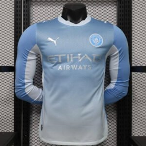 Manchester City Home Langarm Trikot Spieler Edition 2026-2027